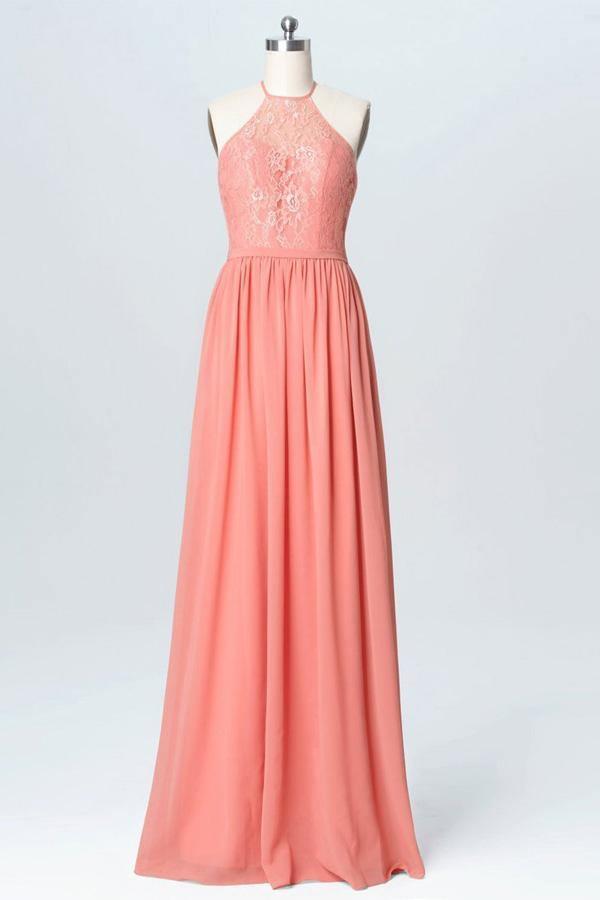 peach bridesmaid dresses